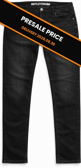 Motley Denim Soho 5-Pocket Jeans Black - Дънки и панталони - мъжки Дънки и панталони големи размери