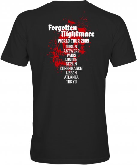 Motley Denim Stanton T-Shirt Black - Тениски - мъжки тениски големи размери