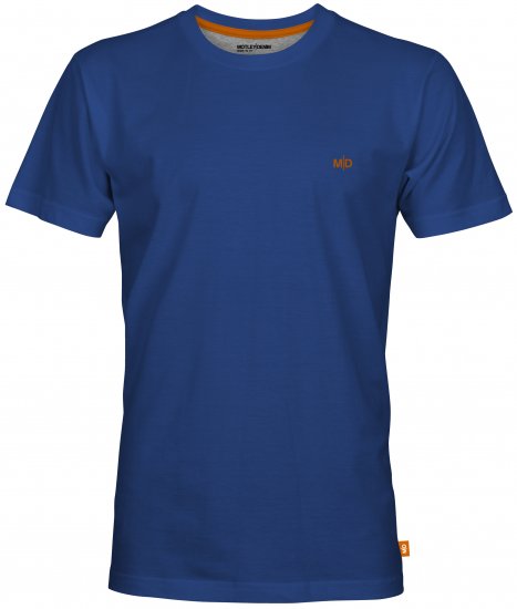 Motley Denim Stockholm T-shirt Royal Blue - Тениски - мъжки тениски големи размери