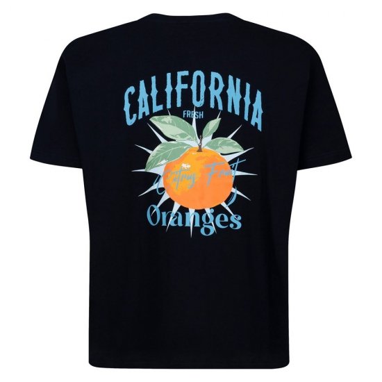 Espionage T449 California Oranges Тениска с принт нейви - Тениски - мъжки тениски големи размери
