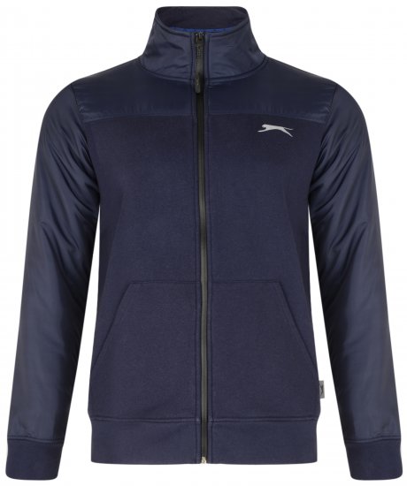 Slazenger Tatum Funnel Neck Navy - Суичъри & cуичъри с качулка - мъжки суичъри големи размери