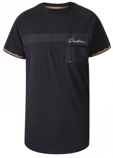 D555 Thor Couture Raglan Sleeve Black - Тениски - мъжки тениски големи размери