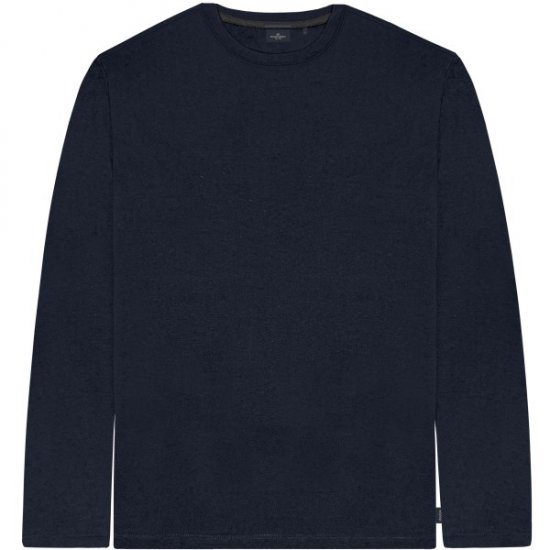 Double Outfitters TS-9170 Long Sleeve T-Shirt Navy - Тениски - мъжки тениски големи размери