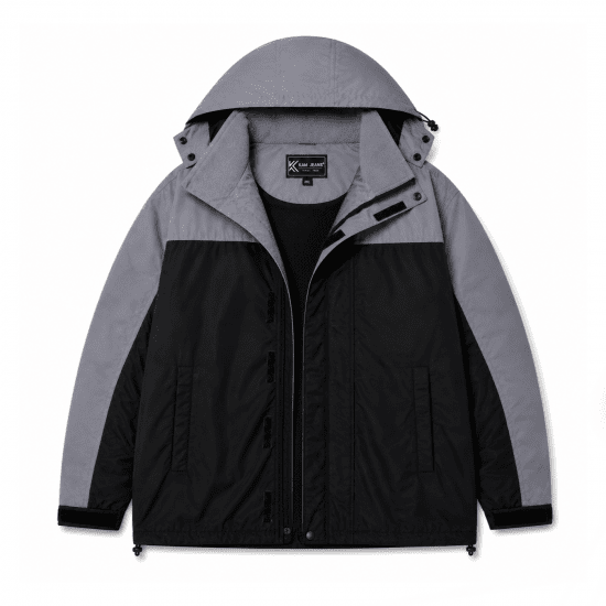 Kam Jeans 439 Softshell Jacket Black - Якета - мъжки якета големи размери