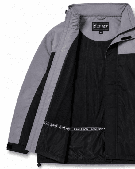 Kam Jeans 439 Softshell Jacket Black - Якета - мъжки якета големи размери