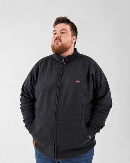 Motley Denim London Sweatshirt Black - Суичъри & cуичъри с качулка - мъжки суичъри големи размери