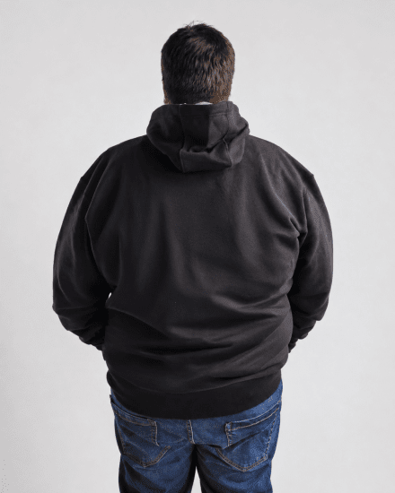 Motley Denim Riga Hoodie Black - Суичъри & cуичъри с качулка - мъжки суичъри големи размери