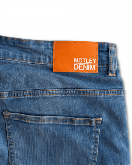 Motley Denim Soho 5-Pocket Jeans Blue Wash - Дънки и панталони - мъжки Дънки и панталони големи размери