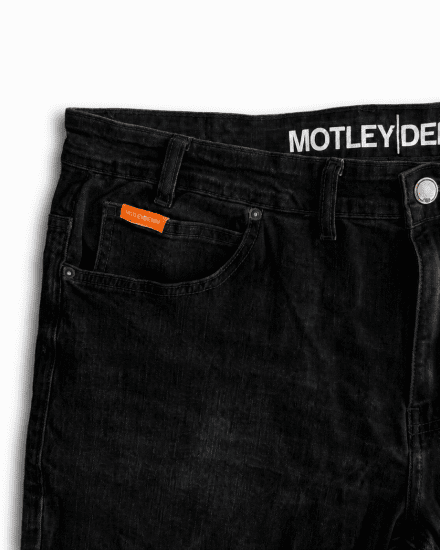 Motley Denim Soho 5-Pocket Jeans Black - Дънки и панталони - мъжки Дънки и панталони големи размери