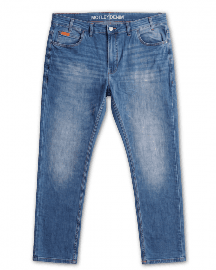Motley Denim Soho 5-Pocket Jeans Blue Wash - Дънки и панталони - мъжки Дънки и панталони големи размери