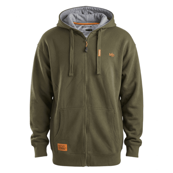 Motley Denim Copenhagen Hoodie Dark Khaki - Суичъри & cуичъри с качулка - мъжки суичъри големи размери