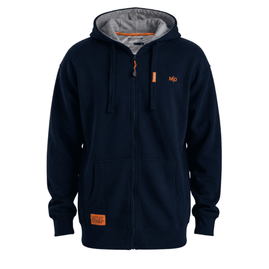 Motley Denim Copenhagen Hoodie Navy - Суичъри & cуичъри с качулка - мъжки суичъри големи размери