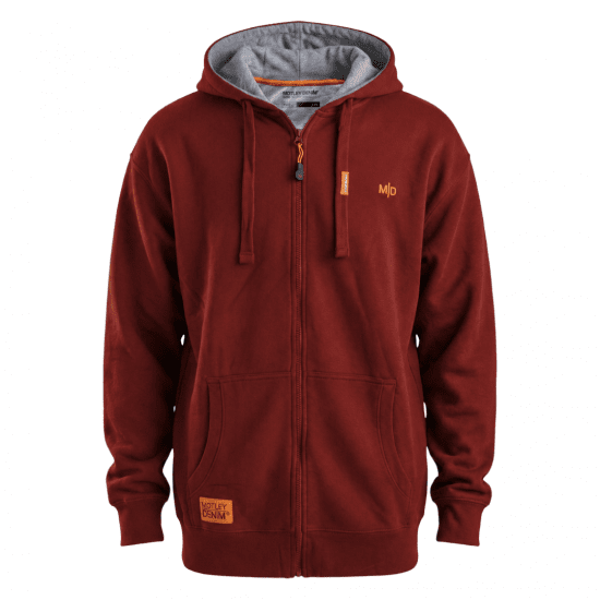 Motley Denim Copenhagen Hoodie Red - Суичъри & cуичъри с качулка - мъжки суичъри големи размери