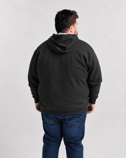 Motley Denim Copenhagen Hoodie Charcoal - Суичъри & cуичъри с качулка - мъжки суичъри големи размери