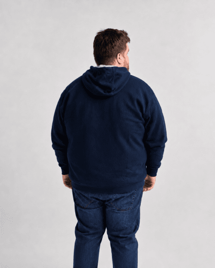 Motley Denim Copenhagen Hoodie Navy - Суичъри & cуичъри с качулка - мъжки суичъри големи размери