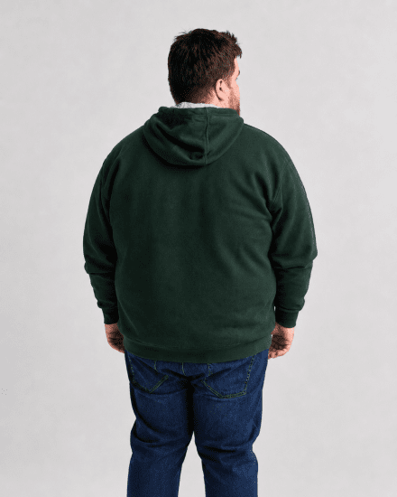 Motley Denim Copenhagen Hoodie Racing Green - Суичъри & cуичъри с качулка - мъжки суичъри големи размери