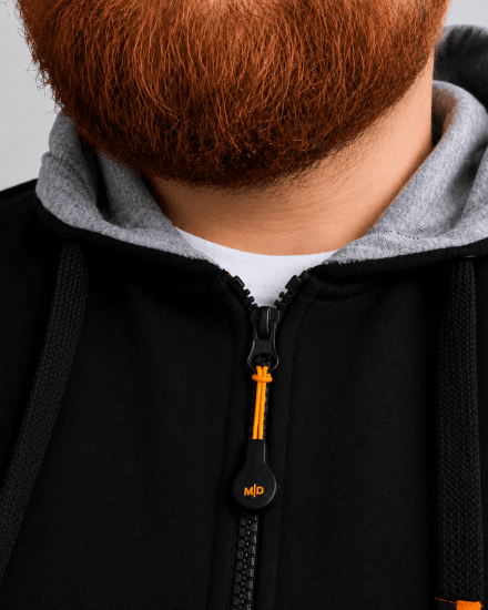 Motley Denim Copenhagen Hoodie Black - Суичъри & cуичъри с качулка - мъжки суичъри големи размери