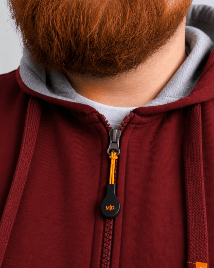 Motley Denim Copenhagen Hoodie Red - Суичъри & cуичъри с качулка - мъжки суичъри големи размери