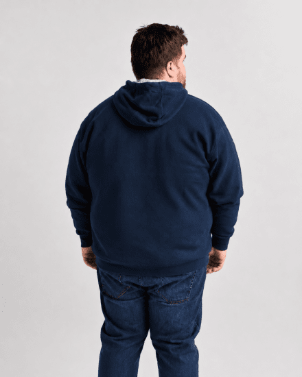 Motley Denim Copenhagen Hoodie Dark Indigo - Суичъри & cуичъри с качулка - мъжки суичъри големи размери