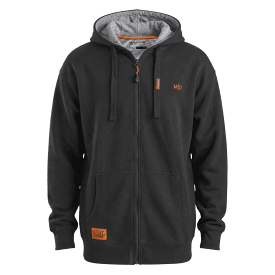 Motley Denim Copenhagen Hoodie Charcoal - Суичъри & cуичъри с качулка - мъжки суичъри големи размери