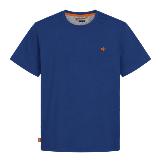Motley Denim Stockholm T-shirt Royal Blue - Тениски - мъжки тениски големи размери