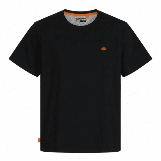 Motley Denim Stockholm T-shirt Black - Тениски - мъжки тениски големи размери