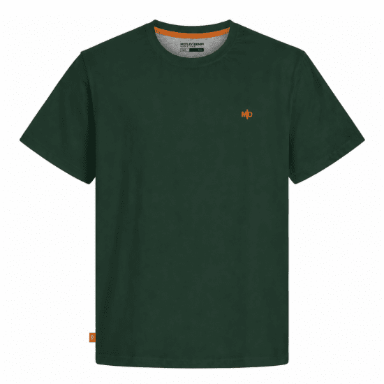 Motley Denim Stockholm T-shirt Racing Green - Тениски - мъжки тениски големи размери