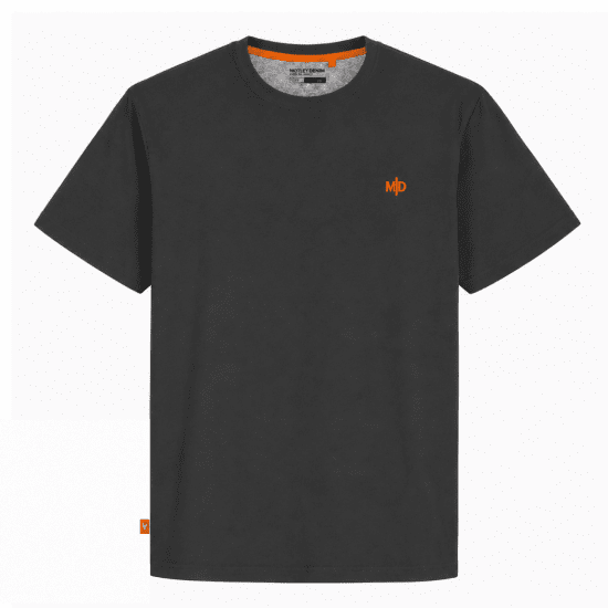 Motley Denim Stockholm T-shirt Charcoal - Тениски - мъжки тениски големи размери