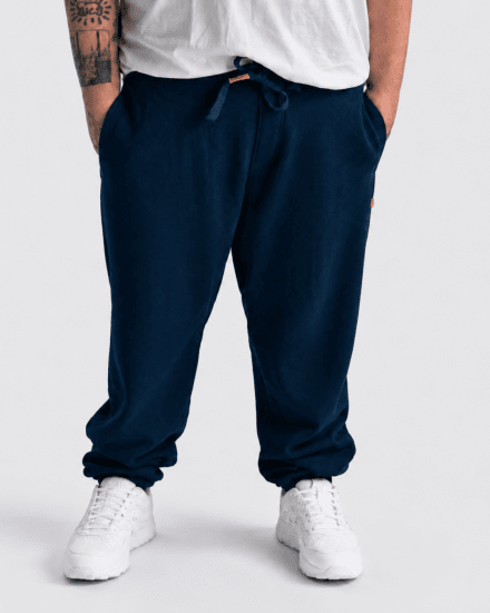 Motley Denim Berlin Sweatpants Dark Indigo - Спортни панталони & Kъси панталони - мъжки спортни панталони големи размери