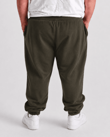 Motley Denim Berlin Sweatpants Dark Khaki - Спортни панталони & Kъси панталони - мъжки спортни панталони големи размери