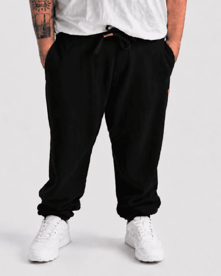 Motley Denim Berlin Sweatpants Black - Спортни панталони & Kъси панталони - мъжки спортни панталони големи размери