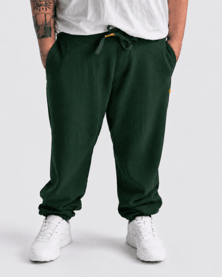 Motley Denim Berlin Sweatpants Racing Green - Спортни панталони & Kъси панталони - мъжки спортни панталони големи размери