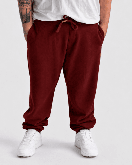 Motley Denim Berlin Sweatpants Red - Спортни панталони & Kъси панталони - мъжки спортни панталони големи размери