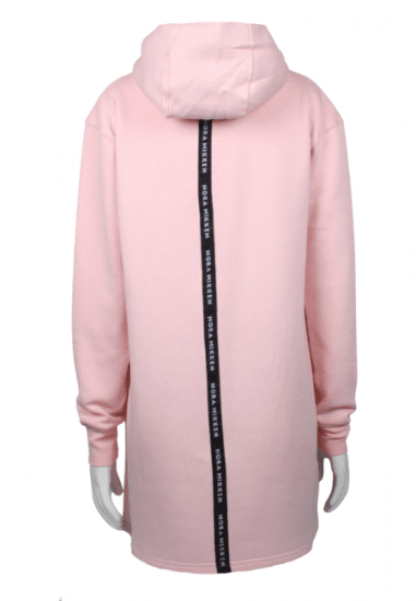 Nora Mikken KADRI WHITE Long Hoodie Pink - ДАМСКИ ДРЕХИ XS-XXL - 