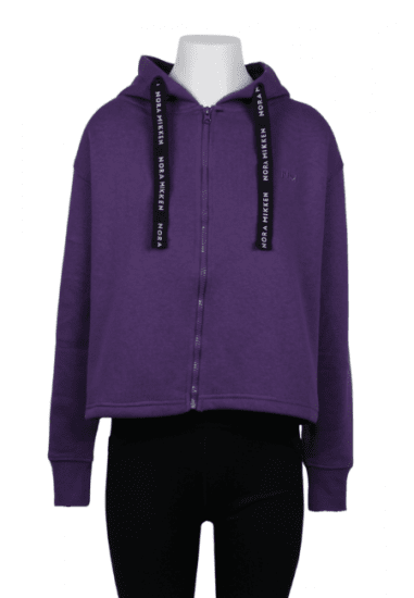 Nora Mikken GERTRUD Cropped Hoodie Purple - ДАМСКИ ДРЕХИ XS-XXL - 