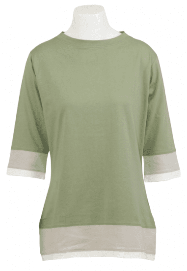 Nora Mikken ANNELI T-Shirt Green - Тениски - 