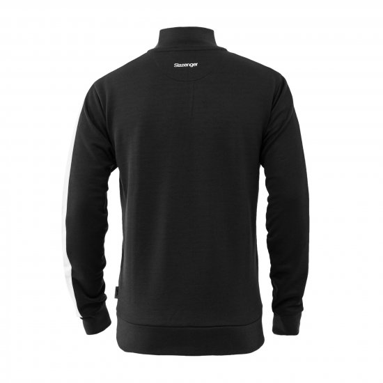 Slazenger Vince track Jacket Black - Суичъри & cуичъри с качулка - мъжки суичъри големи размери