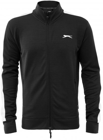 Slazenger Vince track Jacket Black - Суичъри & cуичъри с качулка - мъжки суичъри големи размери