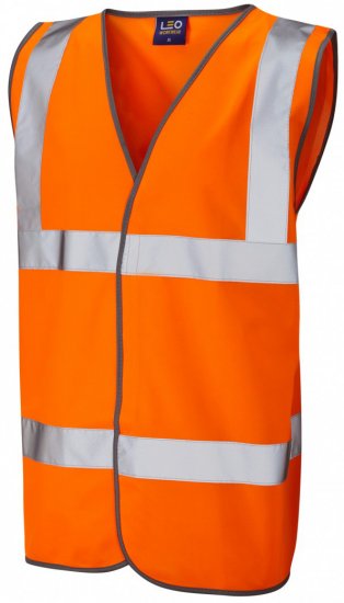 Leo Tarka Waistcoat Hi-Vis Orange - Работно облекло - мъжки работно облекло големи размери