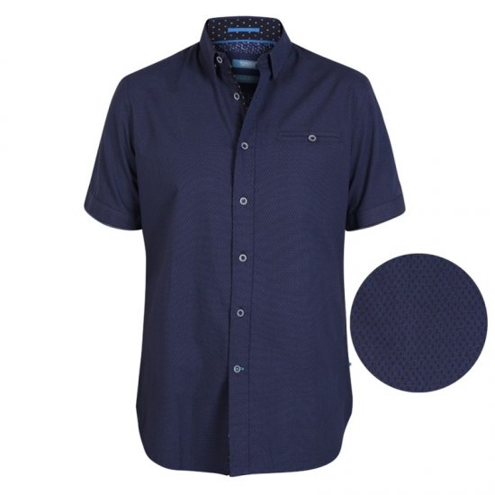 D555 Wesson Shirt Navy - Ризи - мъжки ризи големи размери
