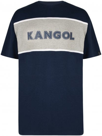 Kangol Whistler T-shirt Navy - Тениски - мъжки тениски големи размери