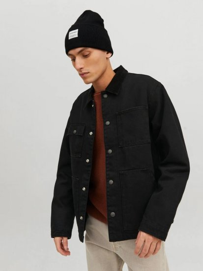 Jack & Jones Long Knit Плетена шапка Черно - Плетени шапки - 