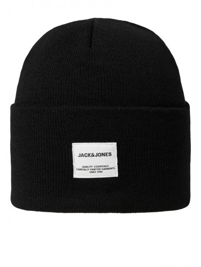 Jack & Jones Long Knit Плетена шапка Черно - Плетени шапки - 