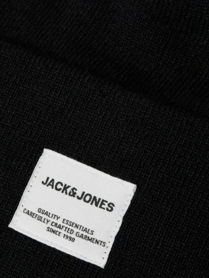 Jack & Jones Long Knit Плетена шапка Черно - Плетени шапки - 