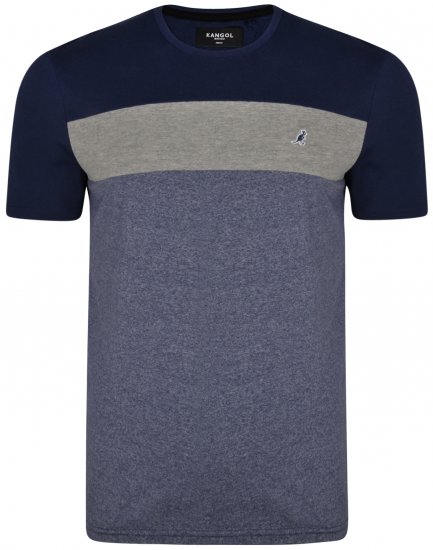 Kangol Zeek T-shirt Blue - Тениски - мъжки тениски големи размери